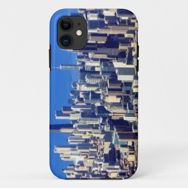 Aerial view of Chicago Downtown with Lake Case-Mate iPhone Case (Back)