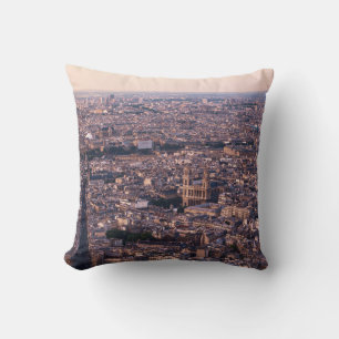 AERIAL VIEW OF CITY BUILDINGS DURING DAYTIME CUSHION