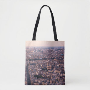 AERIAL VIEW OF CITY BUILDINGS DURING DAYTIME TOTE BAG