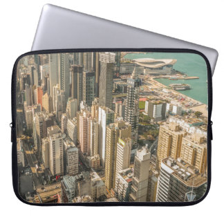 AERIAL VIEW OF CITY BUILDINGS LAPTOP SLEEVE