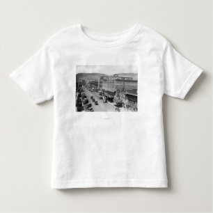 Aerial View of City StreetLa Grande, OR Toddler T-Shirt
