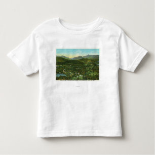 Aerial View of City with Hurrican Mountain Toddler T-Shirt