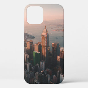 AERIAL VIEW OF CITYSCAPE iPhone 12 CASE