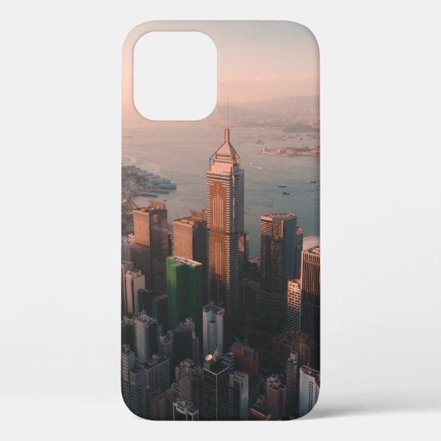 AERIAL VIEW OF CITYSCAPE Case-Mate iPhone CASE (Back)