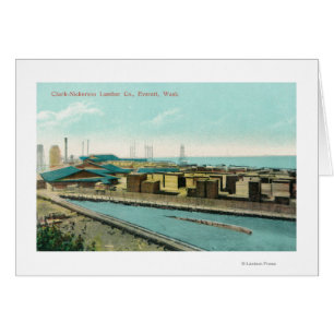 Aerial View of Clark-Nickerson Lumber Co