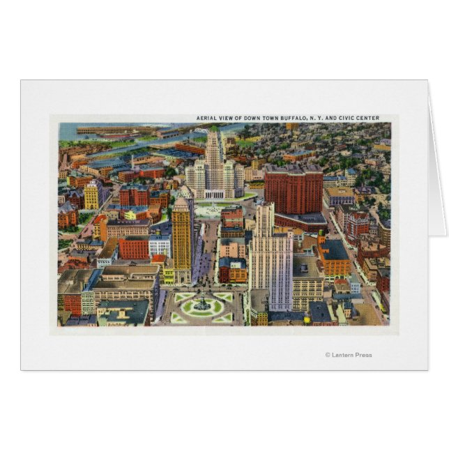 Aerial View of Downtown and the Civic Centre (Front Horizontal)