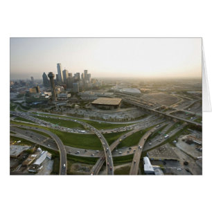 Aerial view of downtown Dallas, Texas