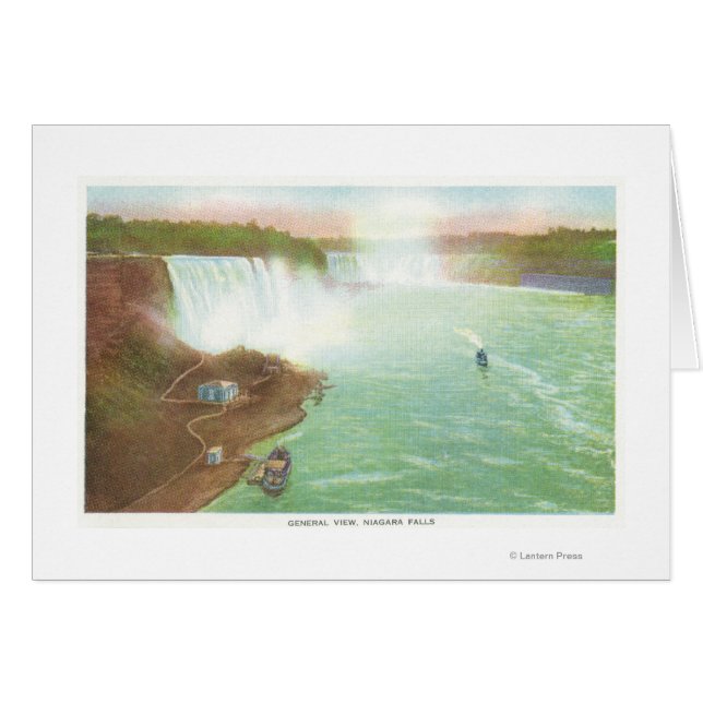 Aerial View of Entire Niagara Falls (Front Horizontal)