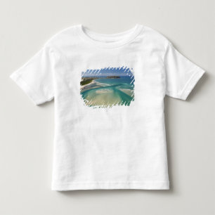 Aerial view of estuary, Sawyer Bay, Stanley and Toddler T-Shirt