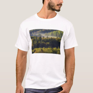 Aerial view of forest in Cades Cove, Great Smoky T-Shirt