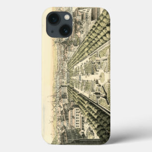 Aerial View of Formal Garden by Eric Dahlbergh iPhone 13 Case