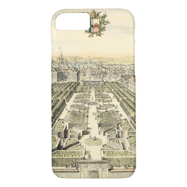 Aerial View of Formal Garden by Eric Dahlbergh Case-Mate iPhone Case (Back)