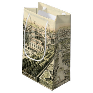 Aerial View of Formal Garden by Eric Dahlbergh Small Gift Bag