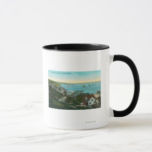 Aerial View of Fort Rosecrans and City Mug