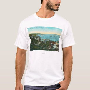 Aerial View of Fort Rosecrans and City T-Shirt