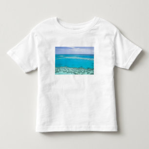 Aerial view of Great Barrier Reef by Toddler T-Shirt