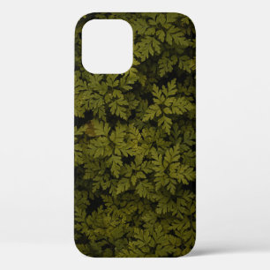 Aerial view of green leafed plant iPhone 12 case