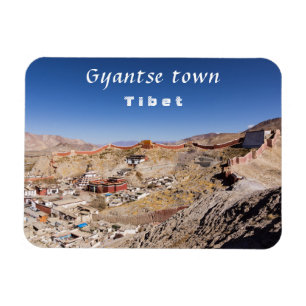 Aerial view of Gyantse & Palcho Monastery - Tibet Magnet