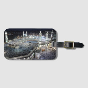 Aerial View of Hajj Pilgrims at the Kaaba, Mecca Luggage Tag