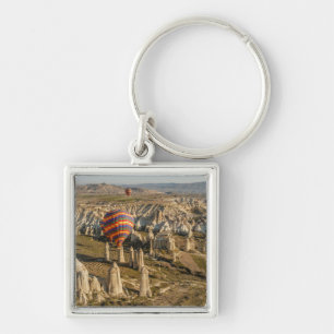 Aerial View Of Hot Air Balloons, Cappadocia 2 Key Ring