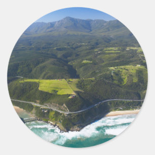 Aerial View Of Keurbooms River, Garden Route Classic Round Sticker