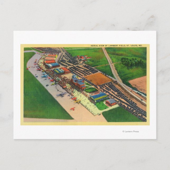 Aerial View of Lambert Air FieldSt. Louis, MO Postcard (Front)