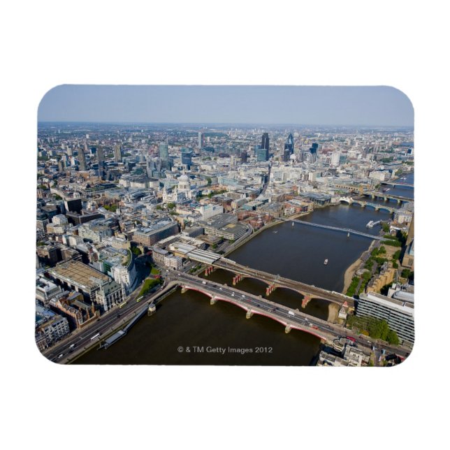 Aerial View of London Magnet (Horizontal)