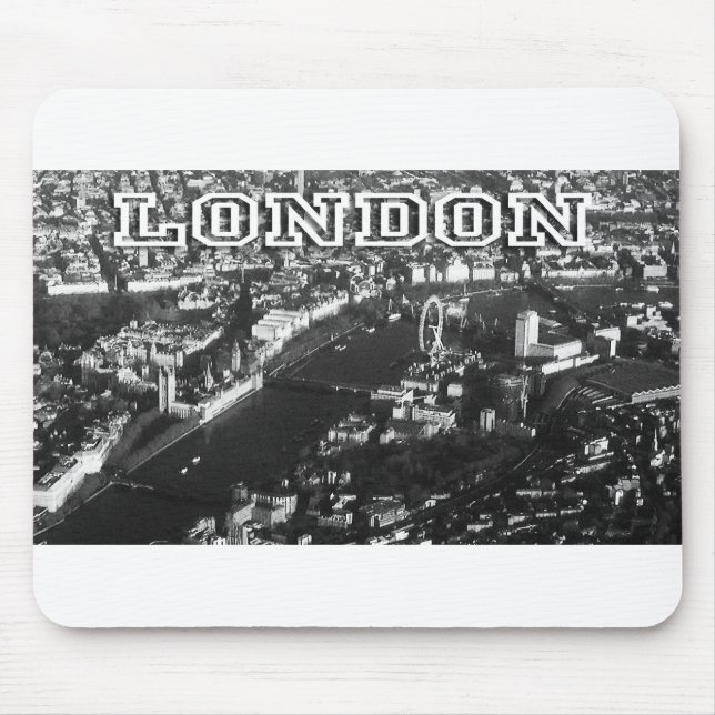Aerial view of London Mouse Pad (Front)