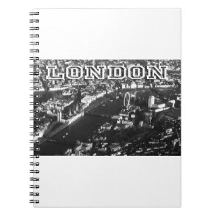 Aerial view of London Notebook