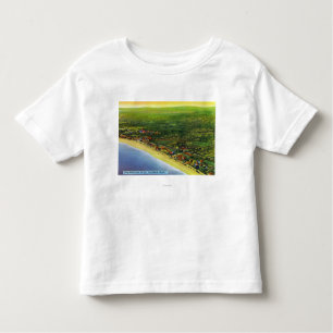 Aerial View of Long Beach at York Beach Toddler T-Shirt