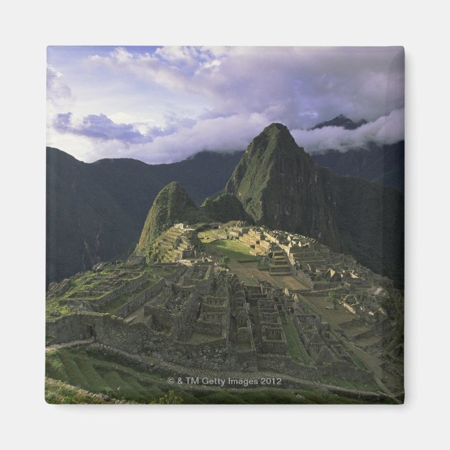 Aerial view of Machu Picchu, Peru Magnet (Front)
