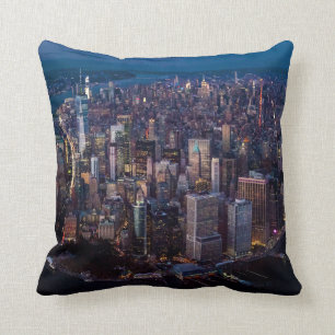 Aerial View of Manhattan Cushion