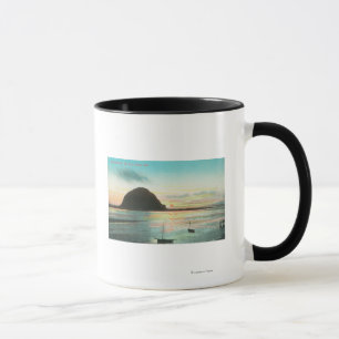 Aerial View of Morrow Rock and the Bay Mug