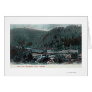 Aerial View of Parrott Ferry BridgeSonora, CA