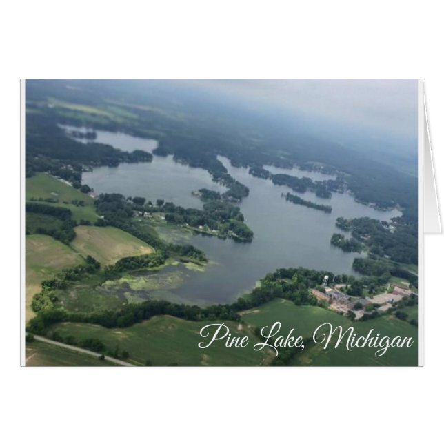 Aerial view of Pine Lake (Front Horizontal)