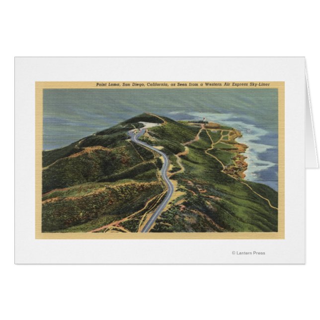 Aerial View of Point Loma (Front Horizontal)