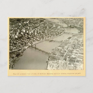 Aerial View of Portland, OR - 1922 Postcard