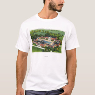 Aerial View of Saratoga Spa Recreation Centre T-Shirt