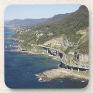 Aerial view of Sea Cliff Bridge near Wollongong, 2 Coaster