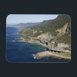 Aerial view of Sea Cliff Bridge near Wollongong, 2 Magnet<br><div class="desc">COPYRIGHT David Wall / DanitaDelimont.com | AU01 DWA3505.jpg | Aerial view of Sea Cliff Bridge near Wollongong,  New South Wales,  Australia</div>
