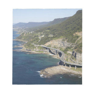 Aerial view of Sea Cliff Bridge near Wollongong, 2 Notepad