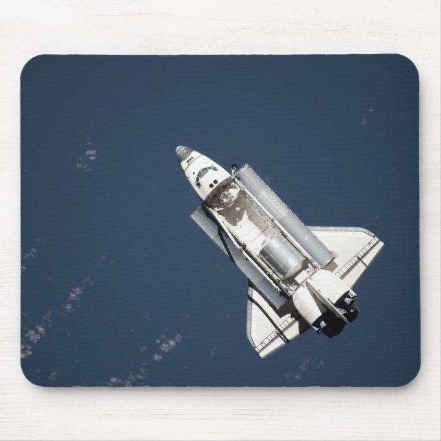 Aerial view of Space Shuttle Discovery 2 Mouse Pad (Front)