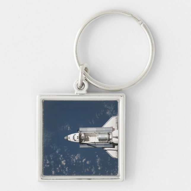 Aerial view of Space Shuttle Discovery 3 Key Ring (Front)