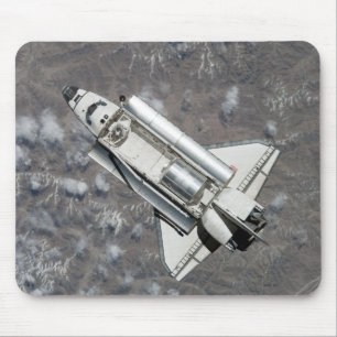 Aerial view of Space Shuttle Discovery Mouse Pad