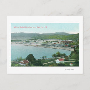 Aerial View of Sulphur Banks Quicksilver Mine Postcard