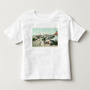 Aerial View of Tent City and Amusement Plaza Toddler T-Shirt
