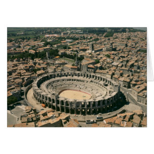 Aerial view of the amphitheatre