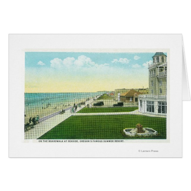 Aerial View of the BoardwalkSeaside, OR (Front Horizontal)