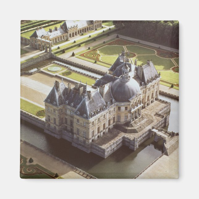 Aerial view of the Chateau, designed for Nicholas Magnet (Front)