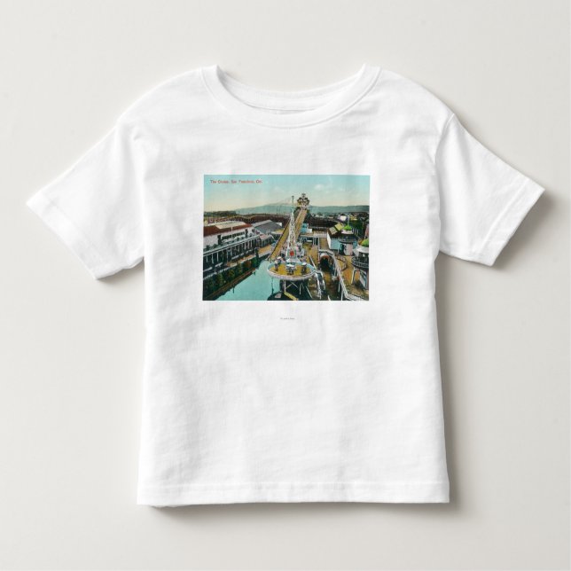 Aerial View of the Chutes Toddler T-Shirt (Front)